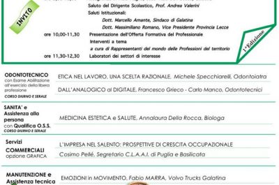 “Giornata del laboratorio" all'Istituto Professionale "Laporta/Falcone-Borsellino" di Galatina - Corriere Salentino