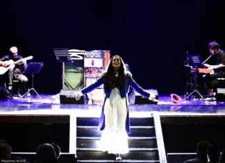 Syria interpreta Gabriela Ferri al Teatro “Domenico Modugno” di Aradeo