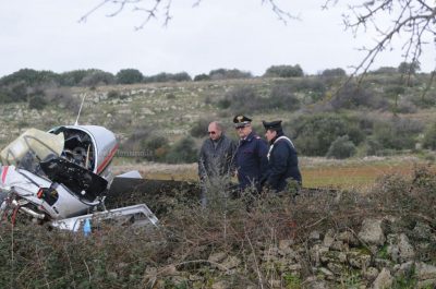 Ultraleggero precipita sulla provinciale Ugento-Gemini: due morti - Corriere Salentino