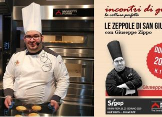 Il pasticcere salentino Giuseppe Zippo protagonista degli “Incontri di gusto” al Sigep 2019