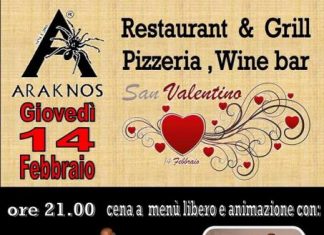 San Valentino day all’ Araknos
