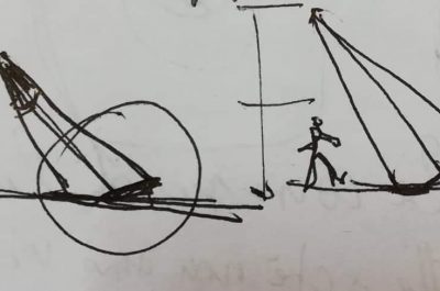 Una fiamma d’acciaio lunga 5 metri: lo scultore Dell’Angelo Custode a Masseria Tagliatelle - Corriere Salentino