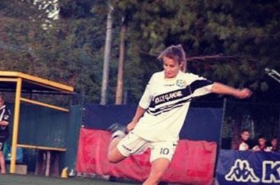 Sanremo 2019. Elena Galliano ospite dell'Opening Party con un abito della stilista Elena Vera Stella - Corriere Salentino