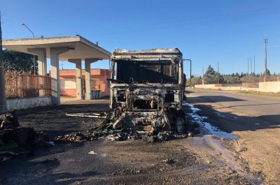 Tir carico di frutta e verdura a fuoco sulla provinciale: autista salvo ma tutto distrutto - Corriere Salentino