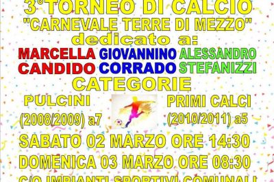 Al via la III edizione del "Torneo di Carnevale Terre di Mezzo" - Corriere Salentino
