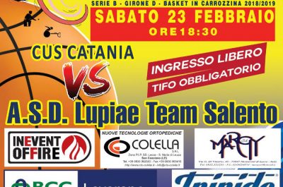 Basket in carrozzina, Serie B: domani in programma Lecce - Catania - Corriere Salentino