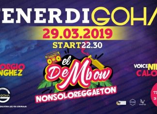 Venerdì Party elDeMbow al Goha