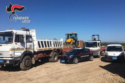 Indagine "lampo" dopo il maxi furto di mezzi da lavoro: i carabinieri ritrovano nel Foggiano la refurtiva - Corriere Salentino
