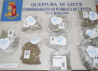 Fermati in auto con oltre due chili di marijuana, giovani conviventi nei guai: lui in carcere, lei ai domiciliari