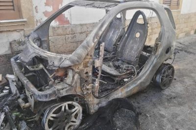 Notte "rovente" nel basso Salento, incendiate due auto nel giro di pochi minuti - Corriere Salentino