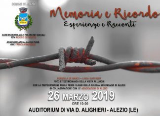 Alezio: Memoria e Ricordo… tra racconti ed esperienze