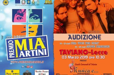 A Taviano le audizioni per la XXV edizione del Premio Mia Martini - Corriere Salentino