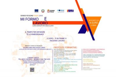“Mi formo e lavoro” partirà tra aprile e maggio: tutto pronto anche all’ENNEDI di Sannicola - Corriere Salentino