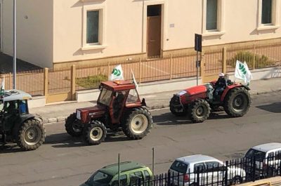 Xylella, arrivano i trattori a Lecce: problemi alla circolazione - Corriere Salentino