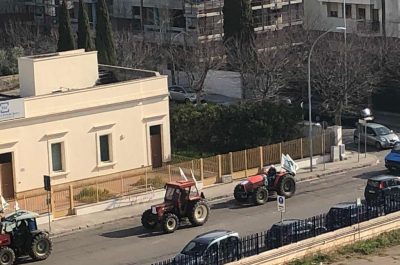 Xylella, arrivano i trattori a Lecce: problemi alla circolazione - Corriere Salentino