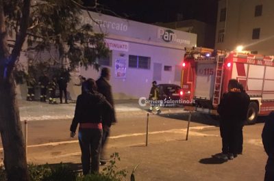 Bomba contro supermercato, mezzanotte di paura in città - Corriere Salentino