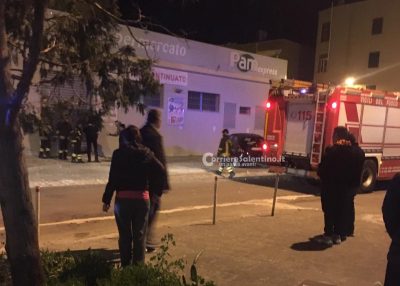 Bomba contro supermercato, mezzanotte di paura in città - Corriere Salentino