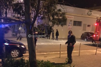 Bomba contro supermercato, mezzanotte di paura in città - Corriere Salentino