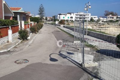 Rischio crolli, a Torre dell’Orso interdetta Via Belvedere: una lesione sospetta - Corriere Salentino