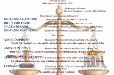 "Il punto su ABF e ACF", in Corte di Cassazione si discute di tutela del risparmio e contenzioso tra banche - Corriere Salentino