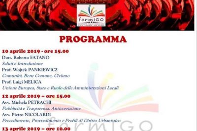 "Conoscere per governare": venerdì la presentazione delle giornate di formazione politica promosse da Formigo - Corriere Salentino