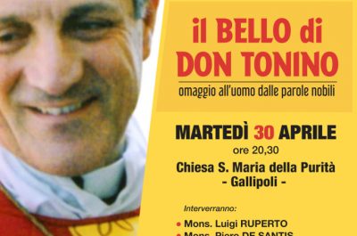 Gallipoli celebra don Tonino Bello. L’uomo che sulla terra ha dato vita, corpo ed esempio al “la Parola” di Gesù - Corriere Salentino