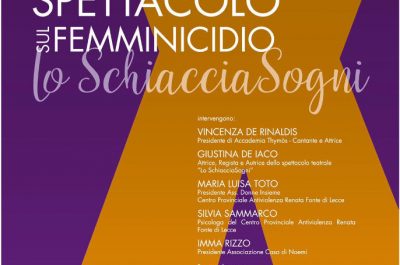 “Lo SchiacciaSogni”, il Convegno-Spettacolo sul femminicidio a Lecce - Corriere Salentino