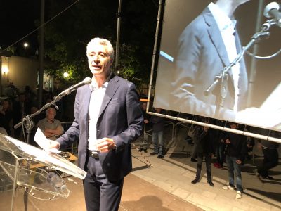 Congedo e Messuti sul palco per dare la carica al centrodestra: “Dovremo rimettere in piedi la città” - Corriere Salentino