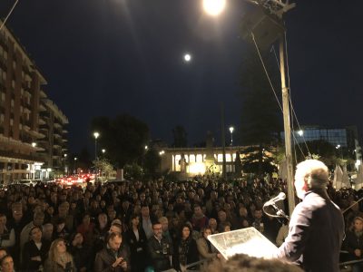 Congedo e Messuti sul palco per dare la carica al centrodestra: “Dovremo rimettere in piedi la città” - Corriere Salentino