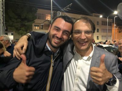 Salvemini e Delli Noci, la vittoria al primo turno che cambia la storia di Lecce: la festa in piazza - Corriere Salentino