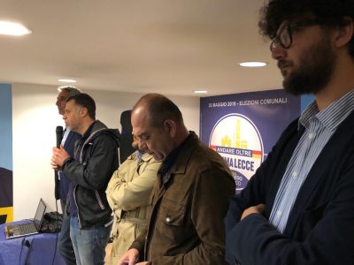 Andare Oltre - Prima Lecce, “l’inizio di un percorso politico più ampio”. Marti: “Chi vota Poli, vota Salvemini” - Corriere Salentino