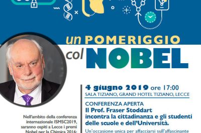 A Lecce i Premi Nobel Sir J. Fraser Stoddart e Bernad Feringa per il Simposio internazionale “ISMSC2019” - Corriere Salentino