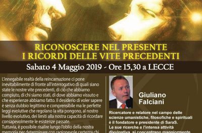 "Riconoscere nel presente i ricordi delle vite precedenti", ritorna a Lecce Giuliano Falciani - Corriere Salentino