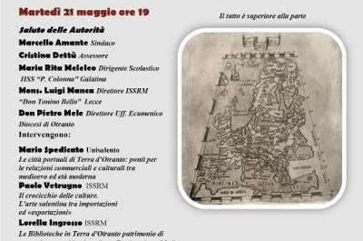 "Terra d’Otranto luogo di fede, tradizioni e culture", convegno a Galatina - Corriere Salentino