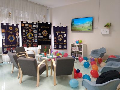 I Lions donano una sala d'attesa ai piccoli pazienti di oncoematologia pediatrica - Corriere Salentino