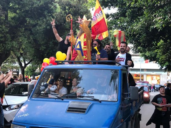 “A”more giallorosso: le immagini della festa di una città che ora può ripartire - Corriere Salentino