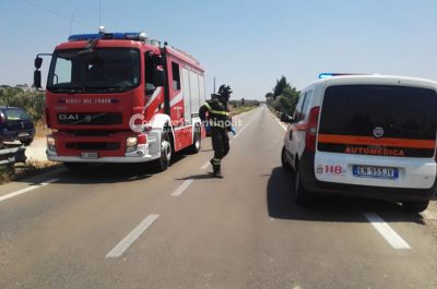 Si ribalta più volte dopo l'uscita di strada e rischia di schiantarsi contro un ulivo: 68enne in ospedale - Corriere Salentino