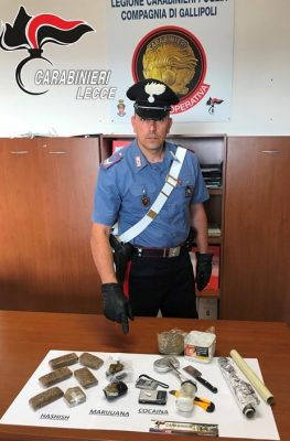 A spasso con la droga, manette per un 24enne - Corriere Salentino