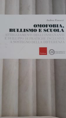 Andrea Fiorucci presenta il suo libro "Omofobia, bullismo e scuola" alla Feltrinelli di Lecce - Corriere Salentino