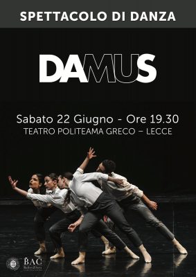 Al Politeama la danza protagonista per festeggiare un anno di successi del Damus e i talenti pronti a spiccare il volo - Corriere Salentino