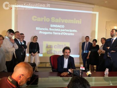 Ecco la giunta Salvemini: nessuna sorpresa, a Mignone la presidenza del Consiglio. Ora tocca alle partecipate - Corriere Salentino