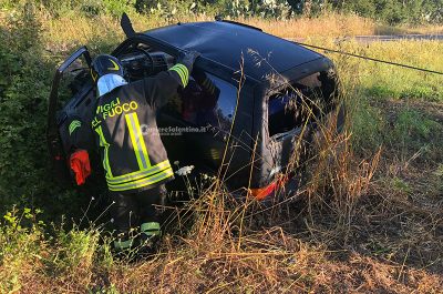 Esce fuori strada e rischia di essere schiacciato dall'auto: 32enne in prognosi riservata - Corriere Salentino