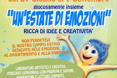 "Un'estate di emozioni", al via due campi estivi per bambini - Corriere Salentino