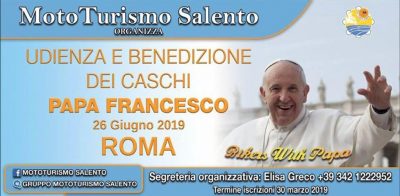 I bikers di Moto Turismo Salento in udienza dal Papa - Corriere Salentino