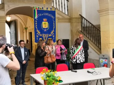 L’insediamento di Sandrina Schito a Palazzo Briganti: adesso gli incontri per la giunta - Corriere Salentino