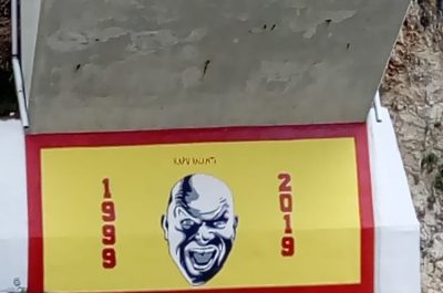 La festa ultras degenera: Ciolo come l'Inferno. E ai piedi del ponte spunta enorme murales - Corriere Salentino