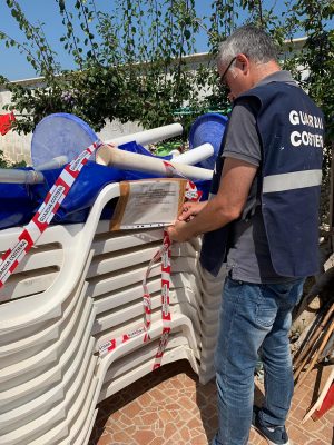 Stabilimento balneare abusivo con tanto di torretta di salvataggio: scatta il sequestro - Corriere Salentino