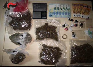 Con oltre mezzo chilo di marijuana in casa: 19enne scarcerato