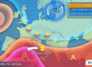 3Bmeteo.com: “Picco del caldo al sud, ma dal 7 luglio cambia tutto”