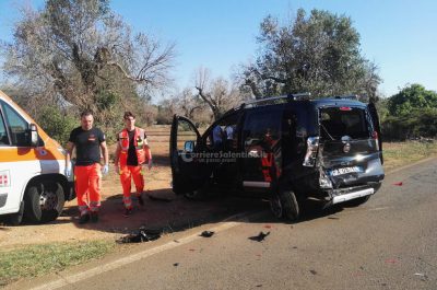 Schianto nel basso Salento, tre mezzi coinvolti e quattro feriti: un 19enne è grave al "Fazzi" - Corriere Salentino